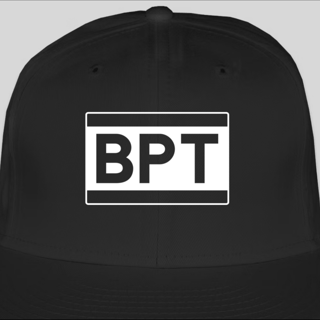 BPT Black New Era 9FIFTY Flat Bill Snapback Hat